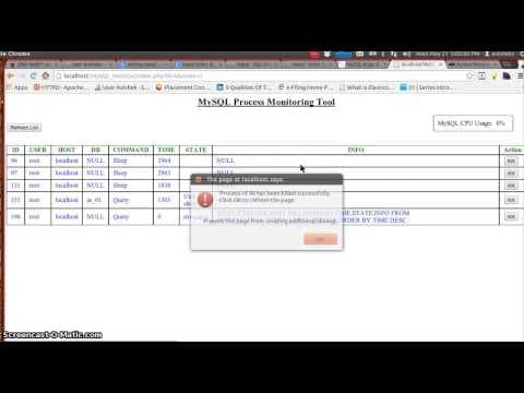MySQL Process Monitoring Tool
