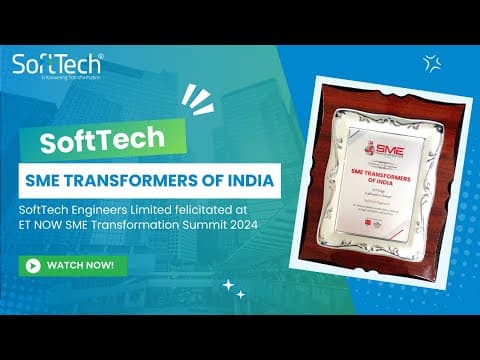SoftTech Engineers Honored at ET NOW SME Transformation Summit 2024!