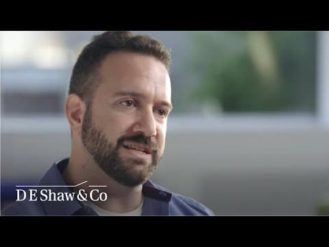 Josh on the Internship Program (The D. E. Shaw Group)