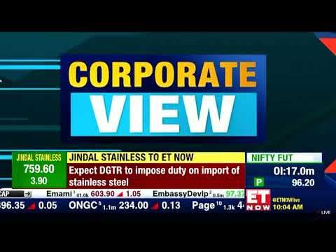 CEO & CFO, Jindal Stainless, in conversation with ET NOW