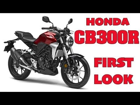 Honda CB300R India First Look - Features, Price, Colours