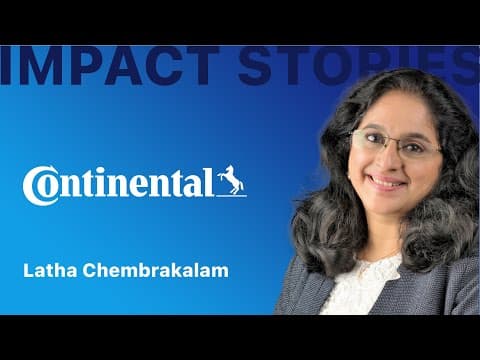 Impact Stories | Continental X Zinnov | Latha Chembrakalam