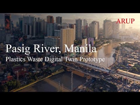 Pasig River Plastics Waste Digital Twin Prototype