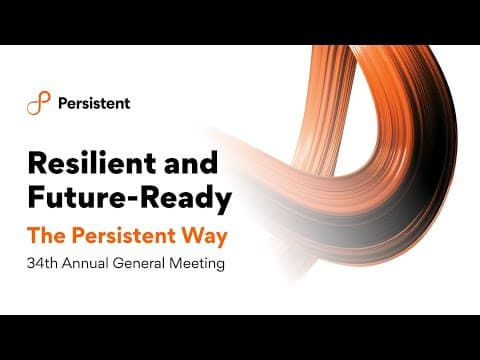 Persistent 34th Annual General Meeting