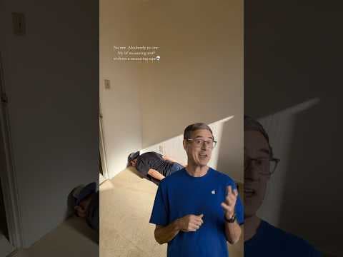 Get detailed dimensions with the Measure app. Tip from David at the Apple Store. #Shorts