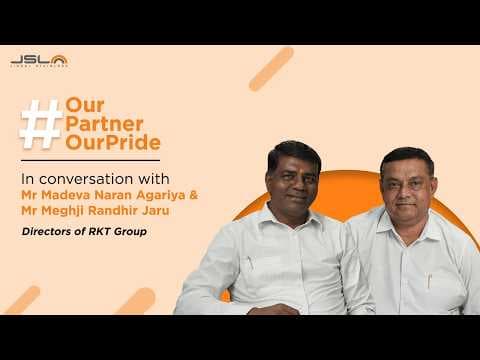 Our Partner, Our Pride | Mr Madeva Naran Agariya and Mr Meghji Randhir Jaru | Jindal Stainless