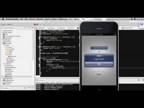 Sharing Data using FaceBook Module with Alloy in Titanium