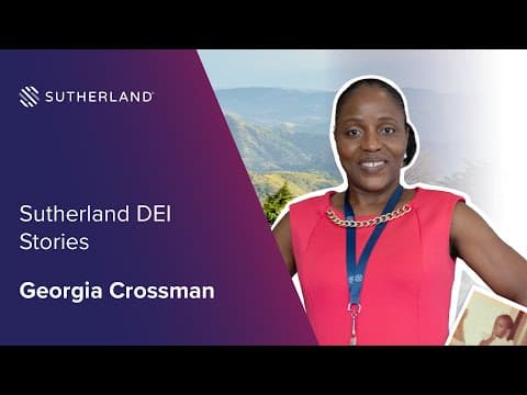 Sutherland DEI Stories: Georgia Crossman - Empowering Women