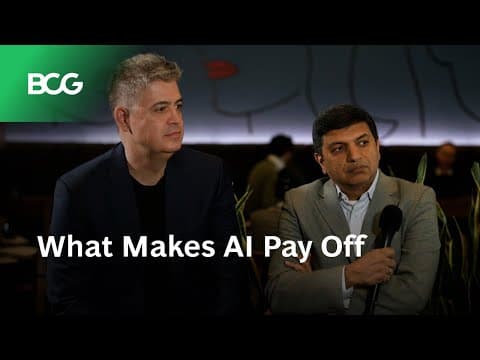 What Makes AI Pay Off