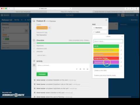Basic tutorial video to manage projects and tasks with Trello tool