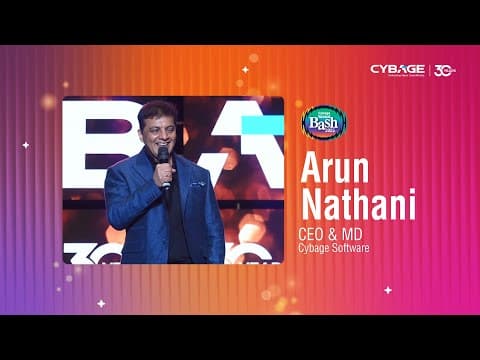 Arun Nathani's Speech (CEO & MD, Cybage Software) | Annual Bash 2025