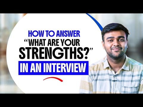 How to Answer “What Are Your Strengths?” in an Interview #jobinterview #interviewquestions