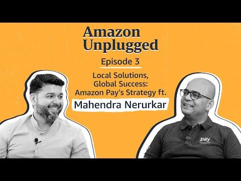 Unlock the secret sauce to a successful career ft. Mahendra Nerukar | Amazon Unplugged Episode 3