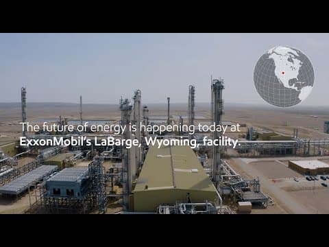 Carbon Capture at LaBarge: A plan toward achieving a lower-emission future |  ExxonMobil