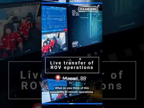 Live Remote ROV Control — Brazil | Rig to Shore Transfer