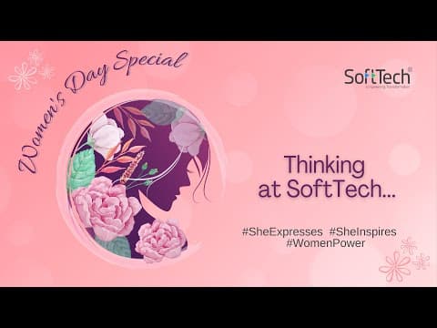 Celebrating the amazing women at SoftTech and their bright thinking...