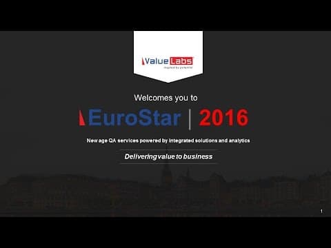 ValueLabs at EuroSTAR 2016