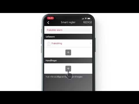 SMARTalarm how to create a smart rule