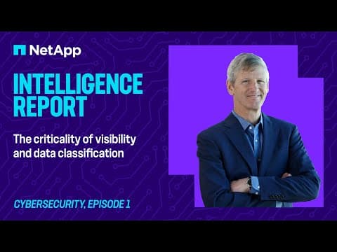 The criticality of visibility and data classification