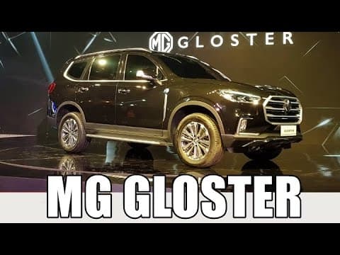 MG unveils Gloster SUV at Auto Expo 2020 | Fortuner rival