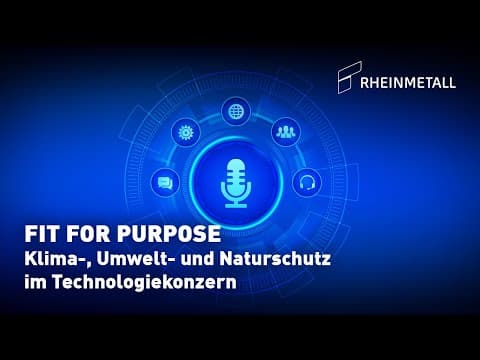 R(h)eingehört – Klima-, Umwelt- und Naturschutz im Technologiekonzern: Fit for purpose