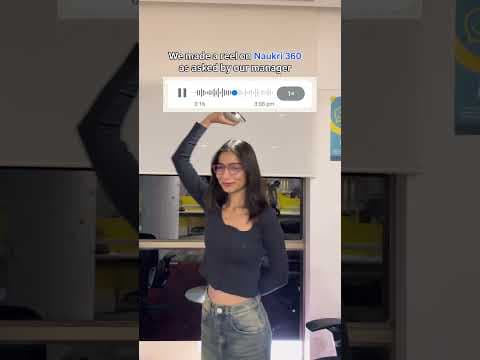 POV: Manager said “viral” for Naukri360… I took it personally.