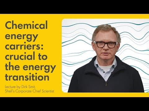 Why chemical energy carriers are crucial to accelerate the energy transition?