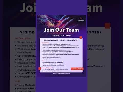Join our team in Bangalore!