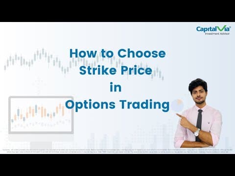 How to choose strike price in options trading? #shorts