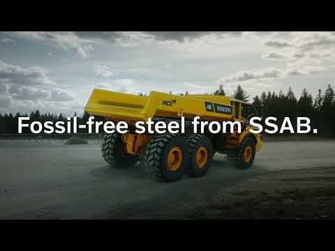 Volvo first in the world to deliver construction machine built using fossil-free steel to customer
