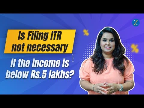 File ITR If Income Is Less Than 5 Lakhs | When to File ITR? | File ITR FY 2023-24 by 31st July 2024