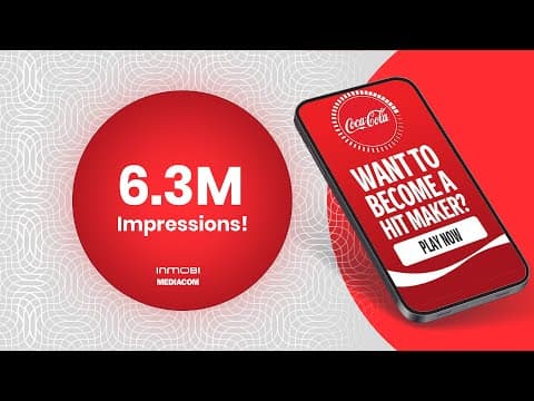 Coca-Cola in South Africa Achieves Over 6.3M Impressions for Innovative Ad Experience with InMobi