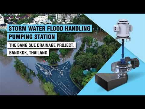 KBL Strengthens Bangkok’s Flood Protection Infrastructure with  Bang Sue Storm Water Pumping Station