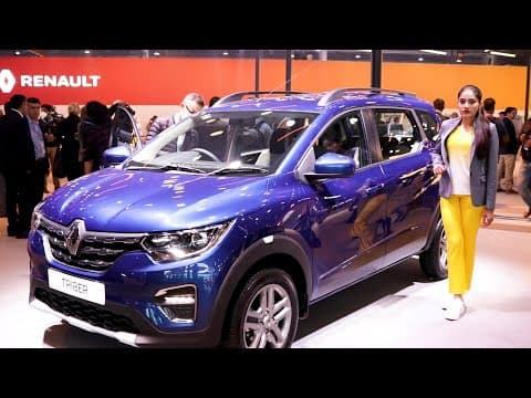 Renault Triber EASY-R AMT and higher capacity engine showcased | Auto Expo 2020