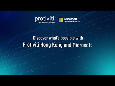 Transform the way you work in this AI-powered world with Protiviti's Microsoft consulting services