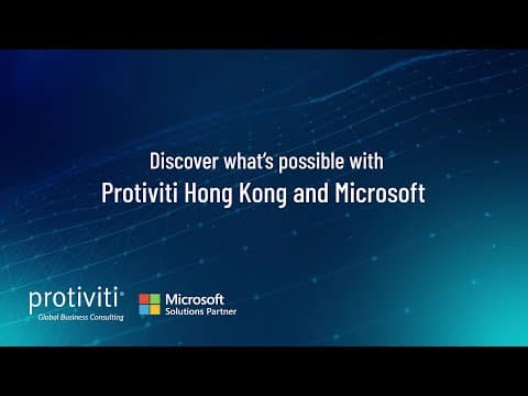 Transform the way you work in this AI-powered world with Protiviti's Microsoft consulting services