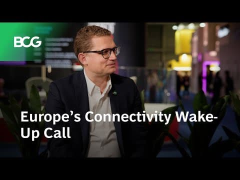 Europe’s Connectivity Wake-Up Call
