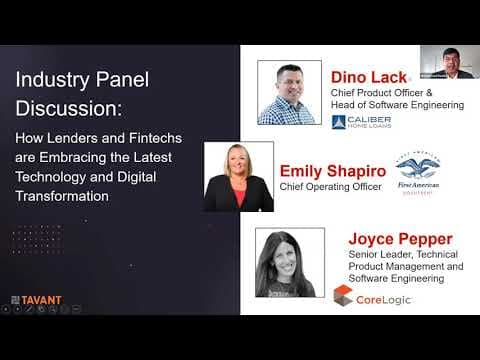Tavant T6 Digital Technology Conference Industry Panel Discussion