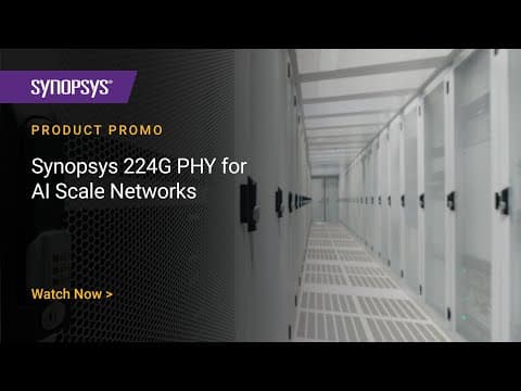 Synopsys 224G PHY with 2m+ Direct Attached Copper Cables Reach for AI Scale Networks | Synopsys