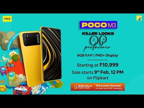 POCO M3 I Sale starts 9th Feb, 12 PM on Flipkart