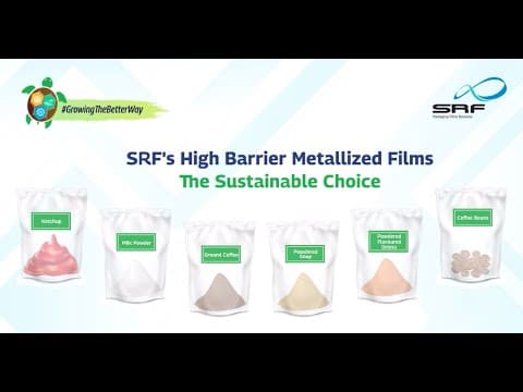 SRF's High Barrier Metallized Films - The Sustainable Choice