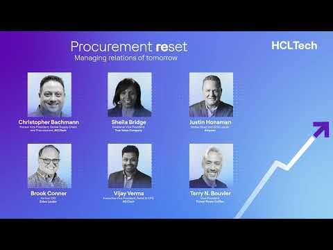 HCLTech Procurement reset, Session 2, Segment 2: Supplier capabilities needed for procurement wins