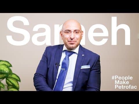 #PeopleMakePetrofac - Sameh, Qatar Country Manager