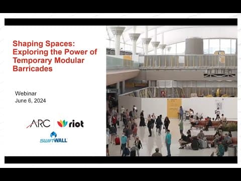 Webinar recording: Shaping Spaces: Exploring the Power of Temporary Modular Barricades