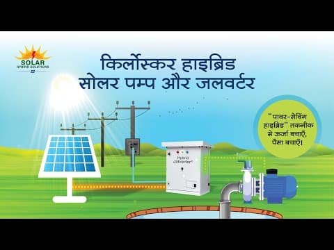 Kirloskar Solar Hybrid Pumps and Jalverters| Farmer & UP Govt. Testimonial - Kirloskar Brothers Ltd.