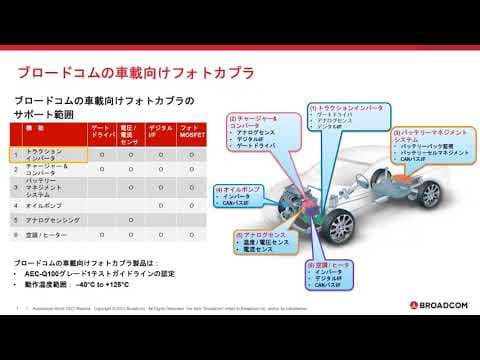 オートモーティブワールドオンライン展―ブロードコムウェビナー