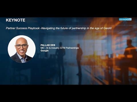 Partner Success Playbook: The Future of Partnership in the age of GenAI ft. Pallab Deb | Keynote