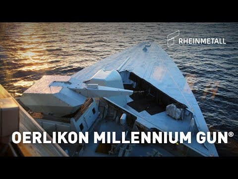 Rheinmetall Air Defence – Oerlikon Millennium Gun: 35 mm high precision naval gun system