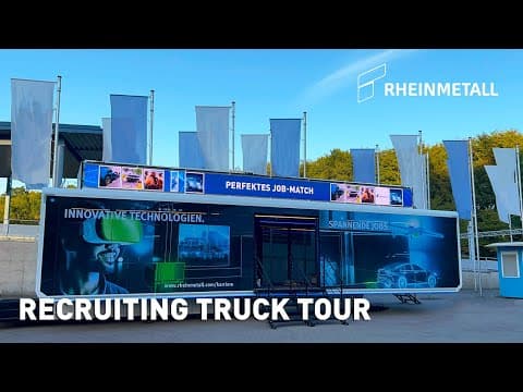 Rheinmetall Recruiting Truck Tour – Aftermovie