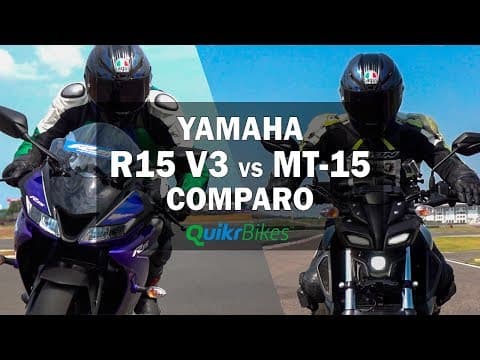 Yamaha MT-15 vs R15 V3 - comparison / which one to buy?